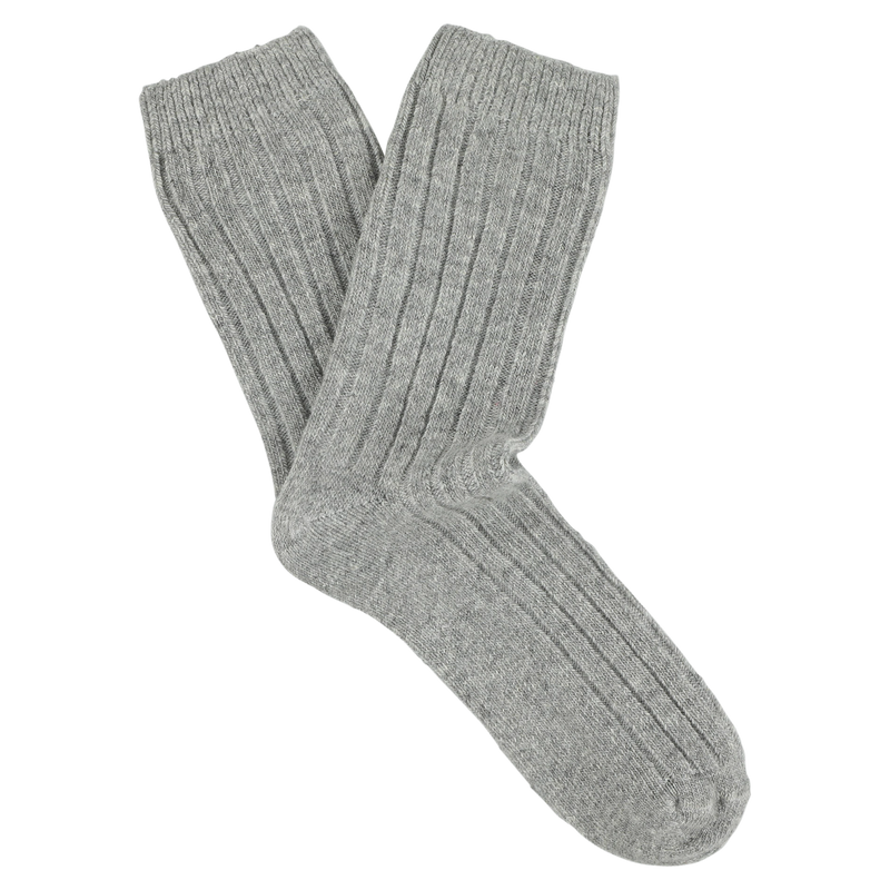 Escuyer - Chaussettes Crew - Gris