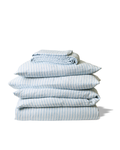 Merci - Washed linen set - Brush stripes Bleu Primary