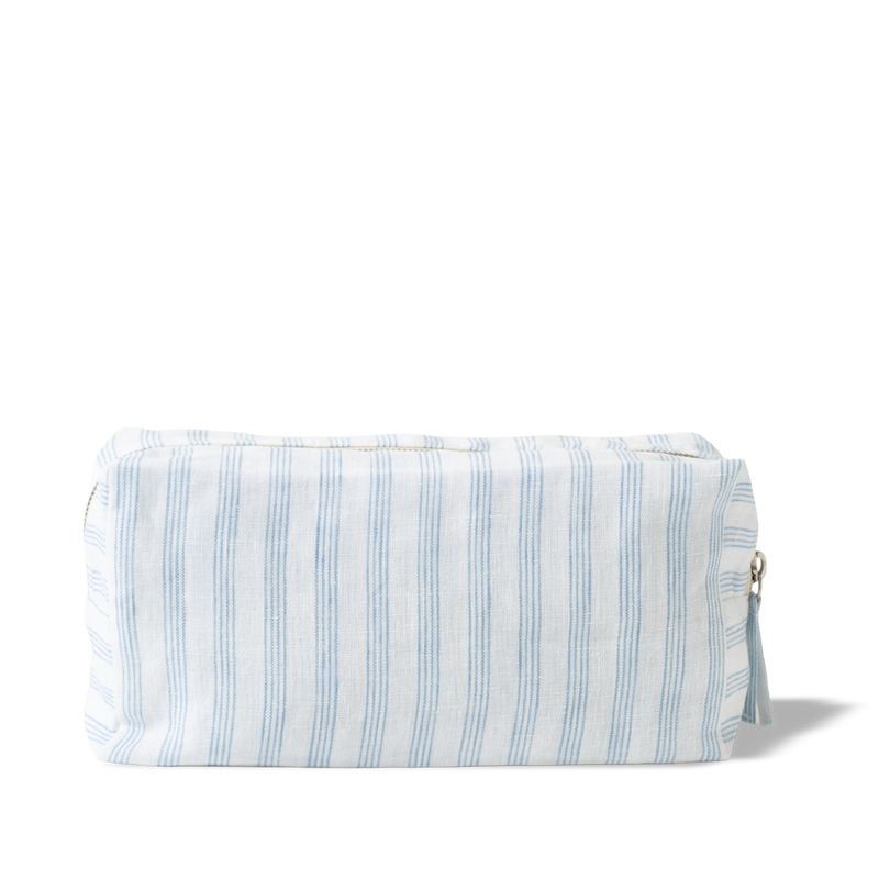 Trousse de toilette - Rayures Pinceau Bleu Primaire