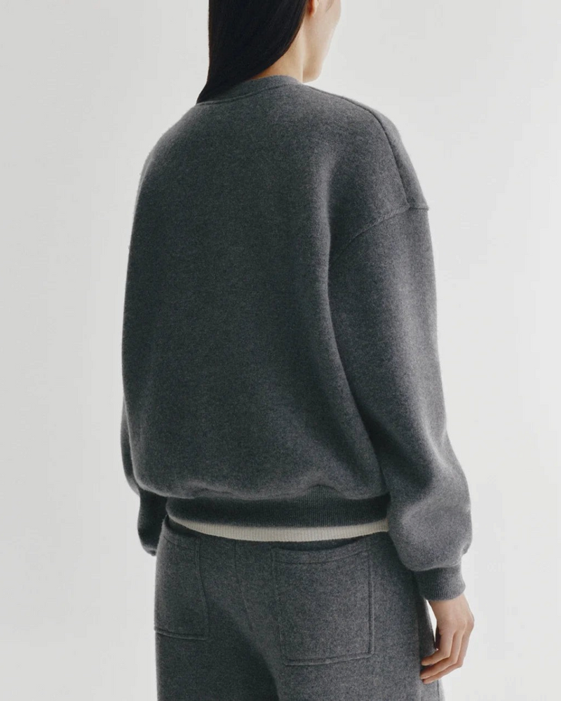 Lisa Yang - Veira Sweater - Graphite – Merci Paris