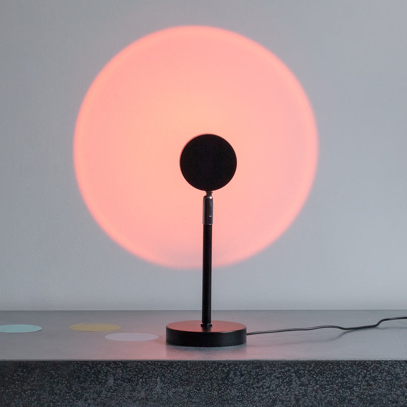Projection de lampe de coucher de soleil, coucher de soleil (orange) projecteur  LED