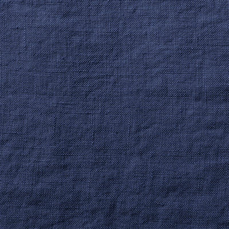 Serviette de table en lin lavé - Bleu Shibori