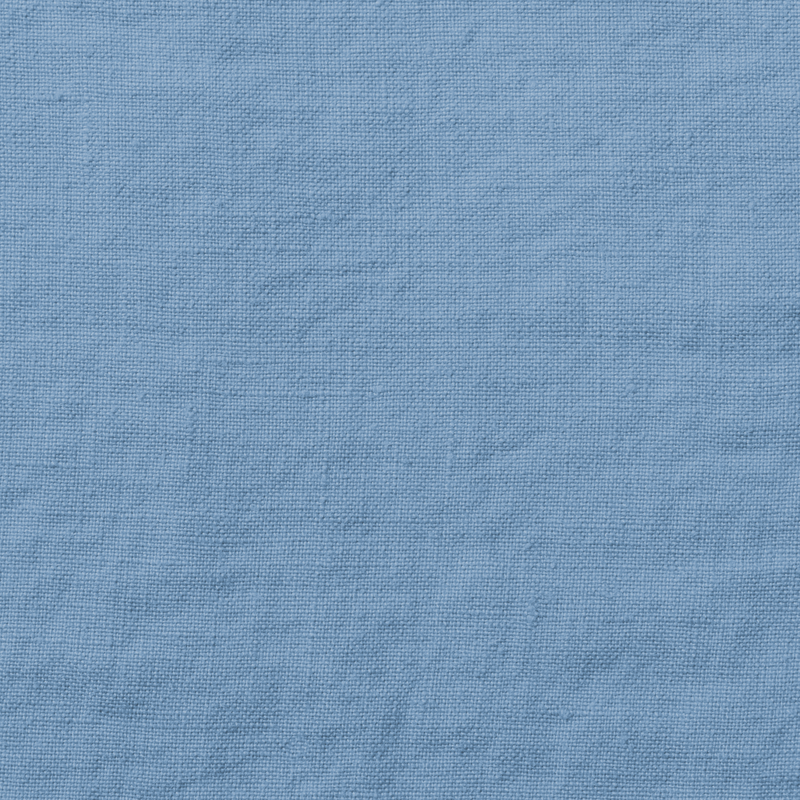 Coussin rectangle en lin lavé - Bleu Primaire