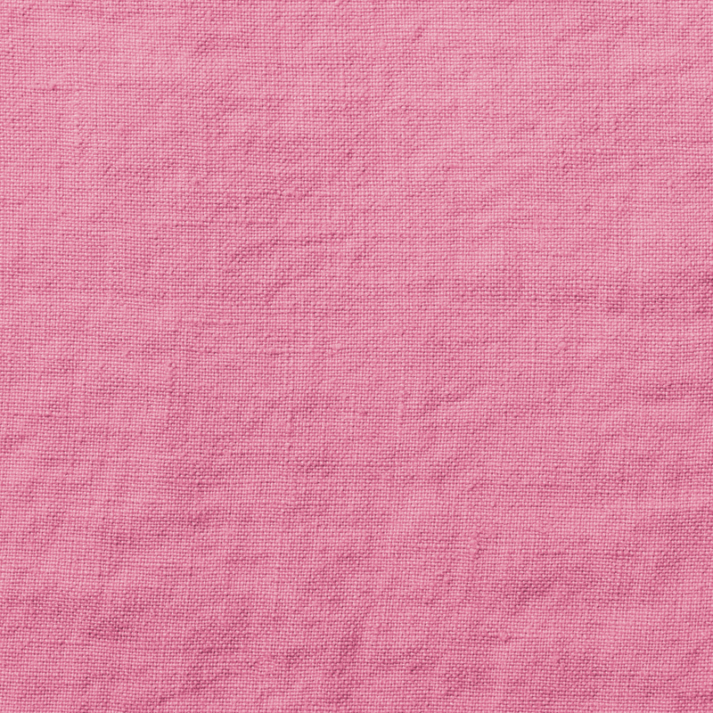 Nappe en lin lavé - Rose Garance