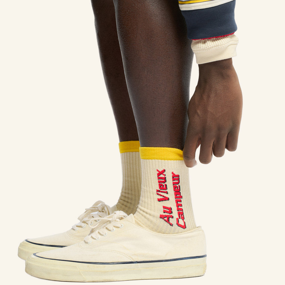 Au Vieux Campeur - Congés Payés - Au Vieux Campeur Socks - Yellow