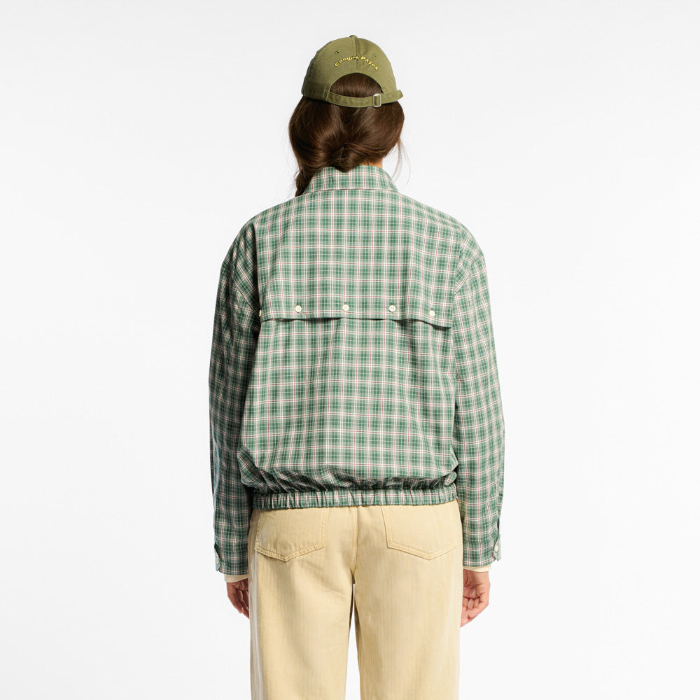 Veste à carreaux Claude - Vert & Blanc - Au Vieux Campeur Cp - vue 3