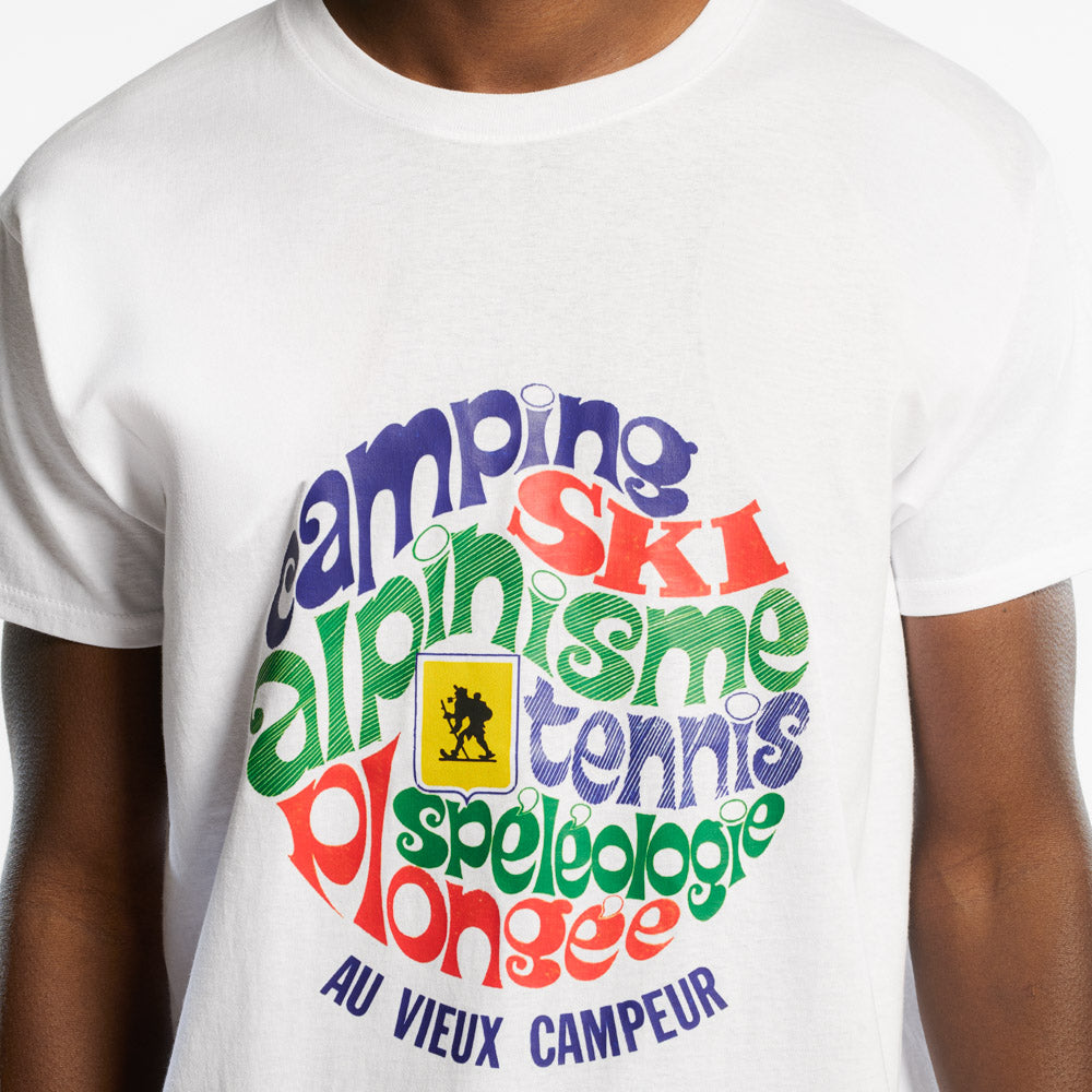 T-shirt Manches Courtes Couverture 1968 - Blanc - Au Vieux Campeur Cp - vue 4