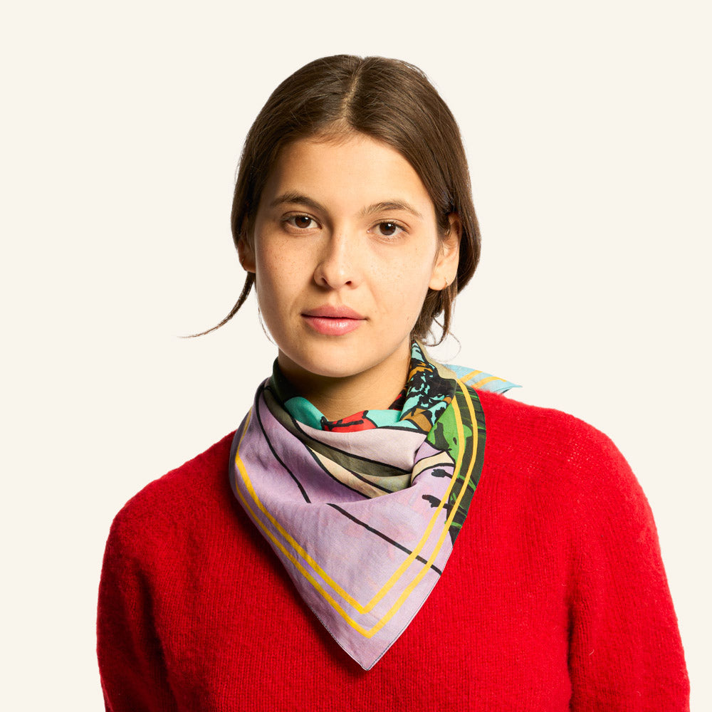 Au Vieux Campeur - Congés Payés - Camping Bandana - White Multi
