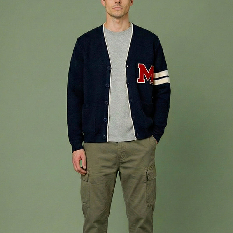 Nitto Knitwear - Cardigan Youri X Merci - Marine