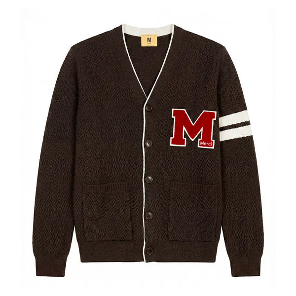 Nitto Knitwear - Cardigan Youri X Merci - Marron