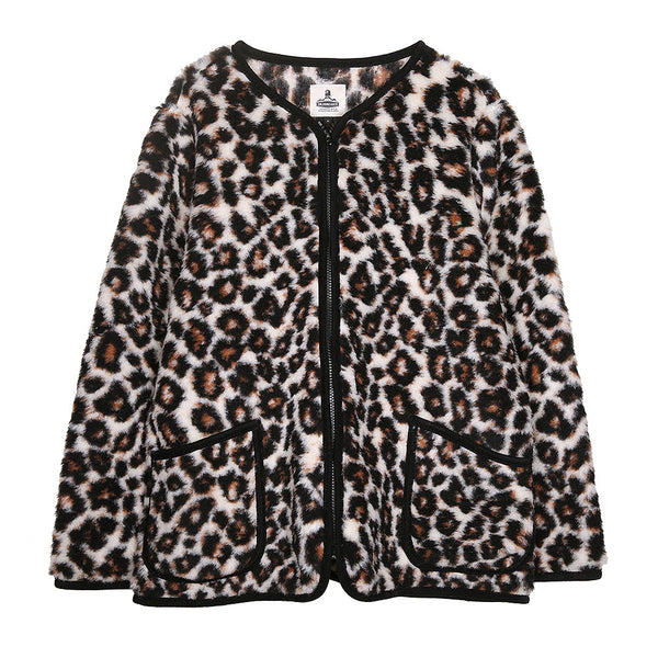 Coldbreaker - Veste Zip Col V - Leopard
