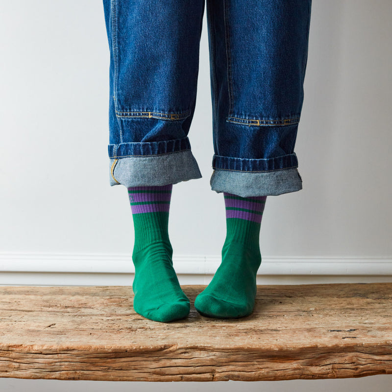 Merci Striped socks Green - Main Image