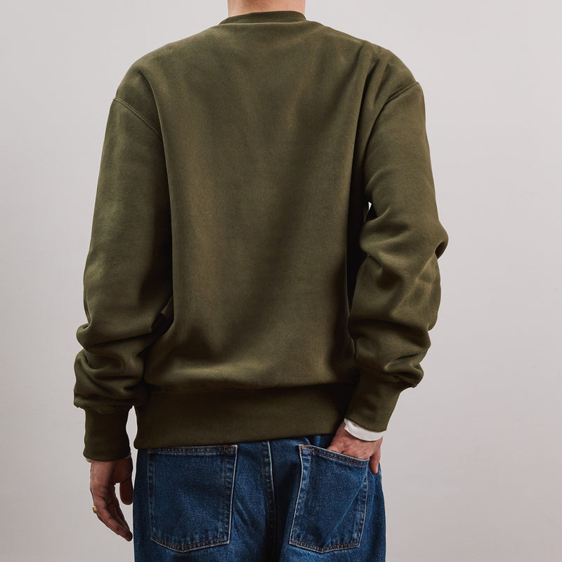 Merci x Champion - Crewneck - Olive