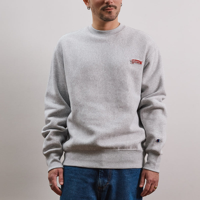 Merci x Champion - Crewneck Merci - Gris