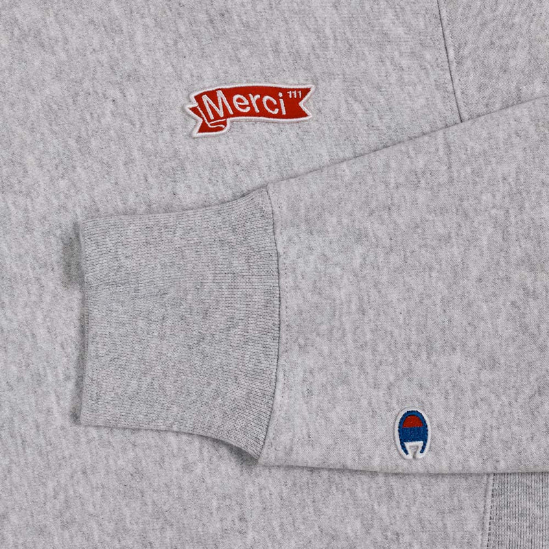 Merci x Champion - Crewneck Merci - Gris