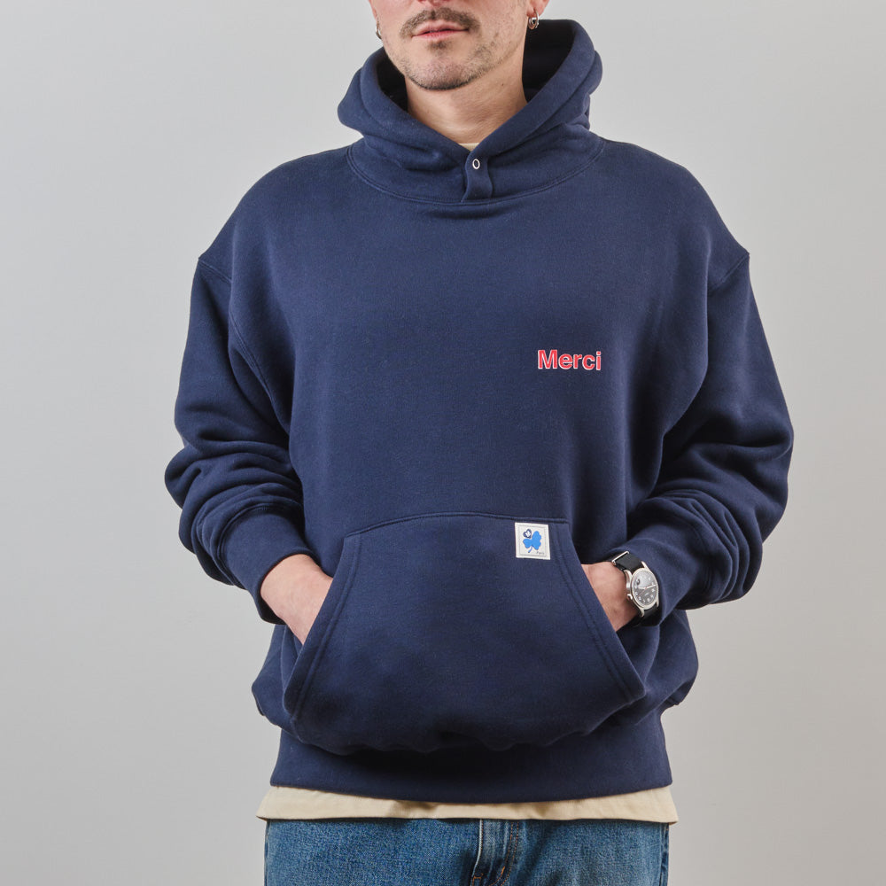 Merci - Sweat Aurelien - Marine & Rouge – Merci Paris