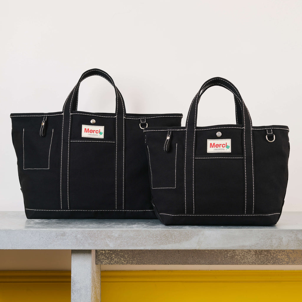 Erewhon キャンバストート Shopper Canvas Black（ベーシック