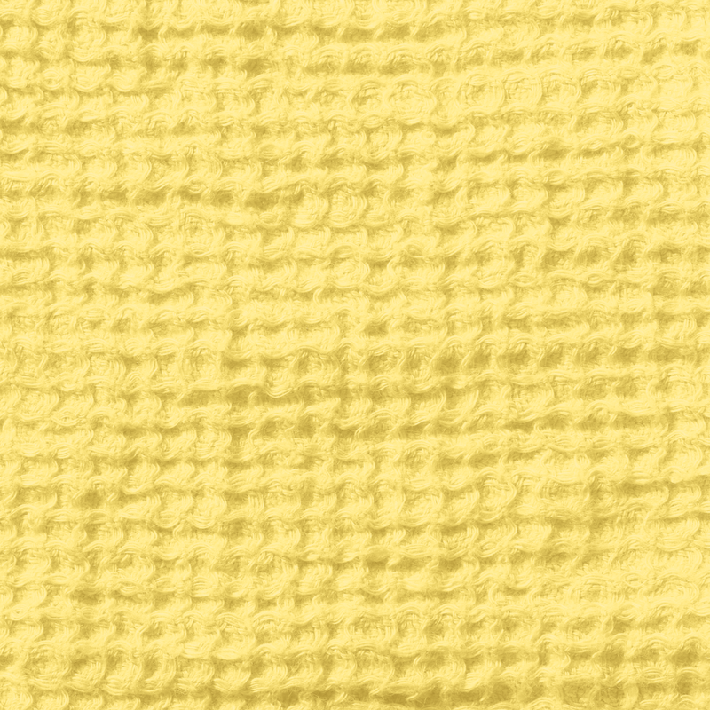 Linen bath towel - Waffle - Lemonade Yellow – Merci Paris