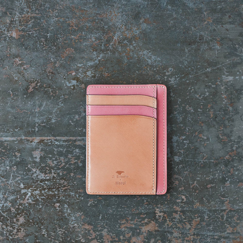 Il Bussetto x Merci - Porte Document - Beige/Rose