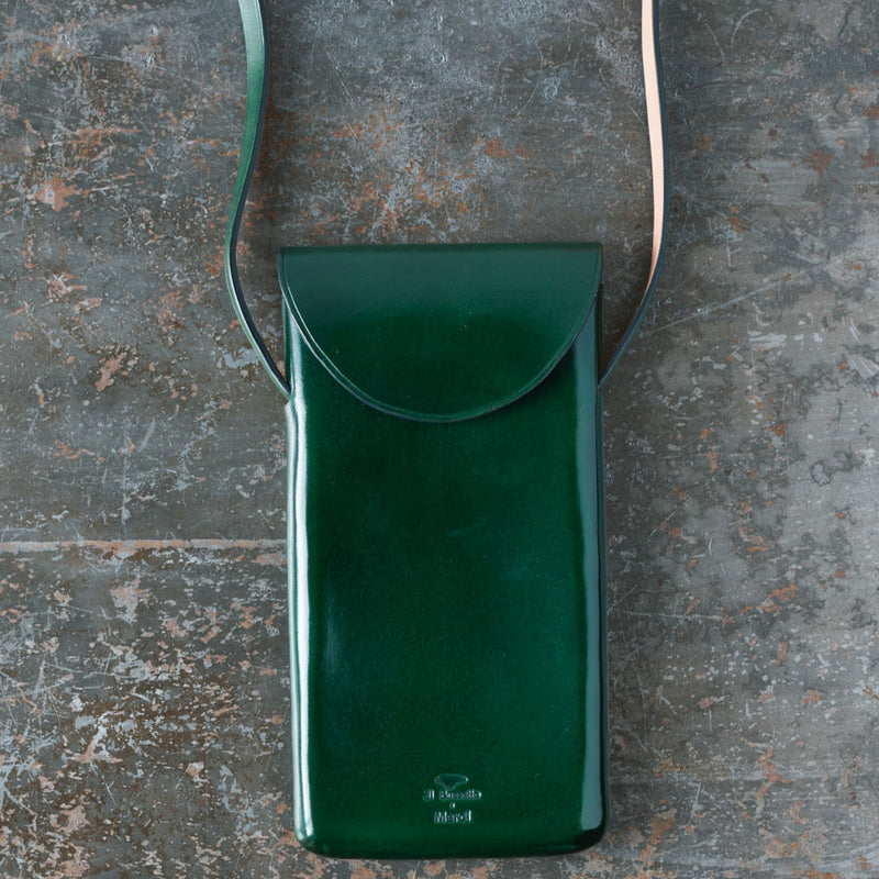 Il Bussetto x Merci - Etui Télephone Crossbody - Vert