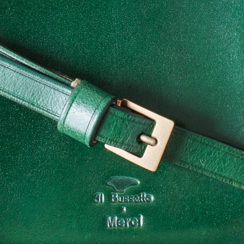 Il Bussetto x Merci - Etui Télephone Crossbody - Vert