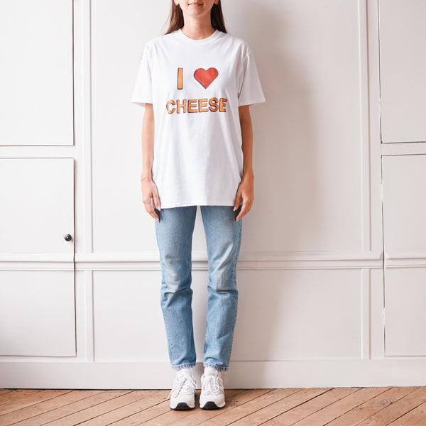 Cheese Creation Paris - T-Shirt I Love Cheese - Blanc