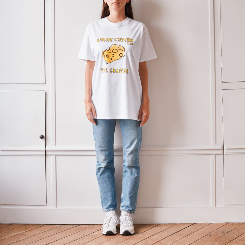 Cheese Creation Paris - T-Shirt The Gruyère - Blanc