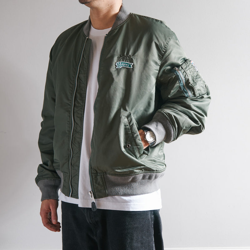 Schott x Merci - Bomber Vintage - Vert