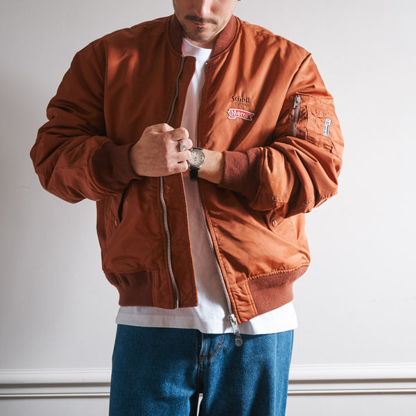 Schott x Merci - Bomber Vintage - Marron