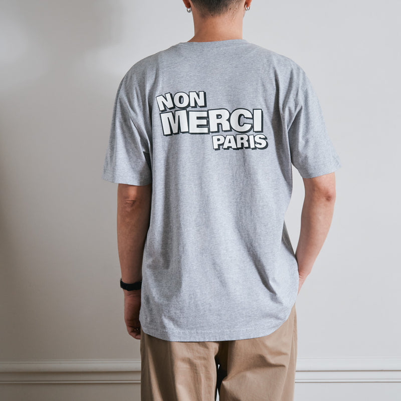 Merci - T-Shirt Non Merci - Gris