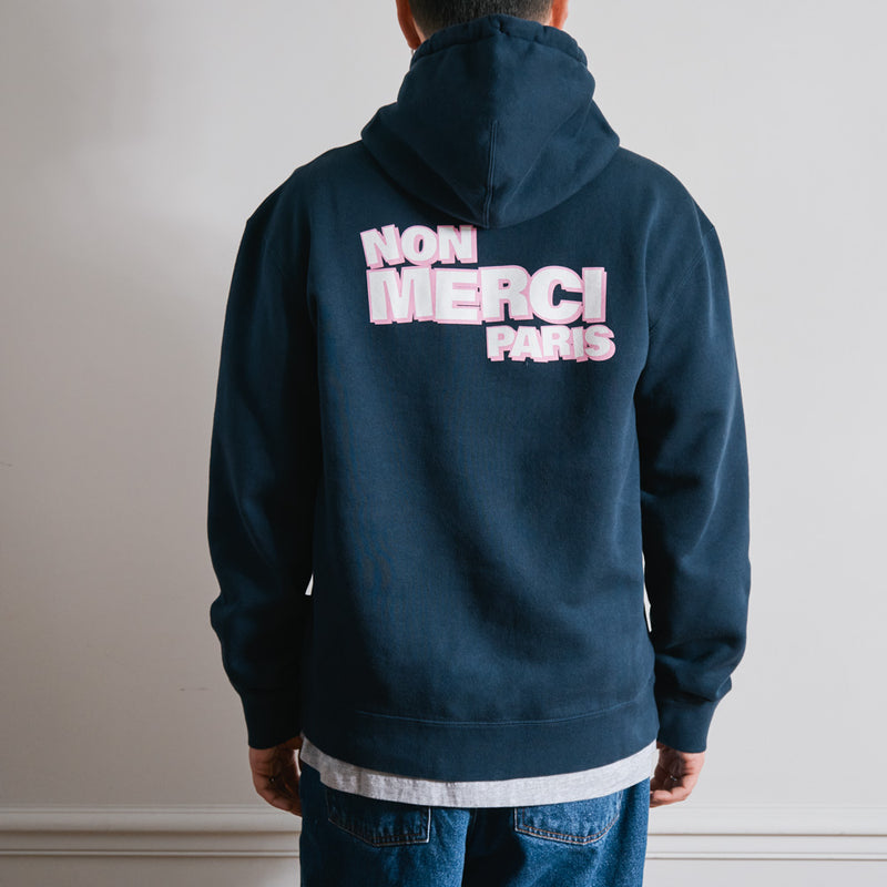 Merci - Sweat Non Merci - Marine