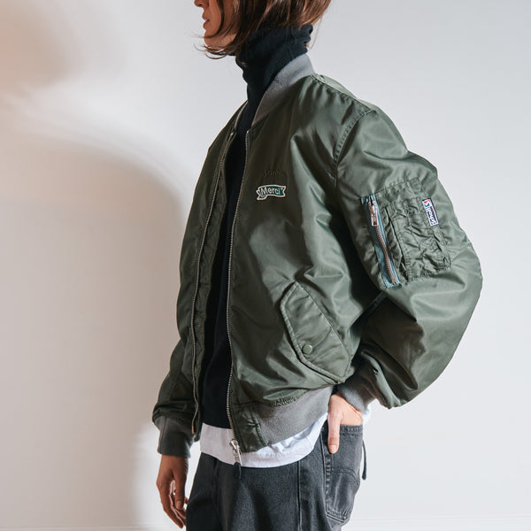 Schott x Merci - Bomber Vintage - Vert