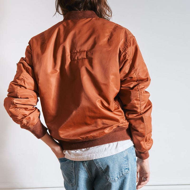 Schott x Merci - Bomber Vintage - Marron