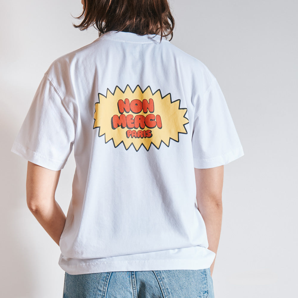 Non Merci ノンメルシー　merci トレーナー　S パリ限定】メルシー ノンメルシー スウェット Non Merci Paris
