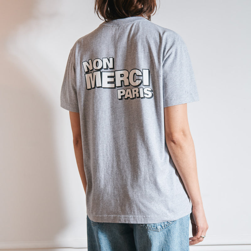 Merci - T-Shirt Non Merci - Gris