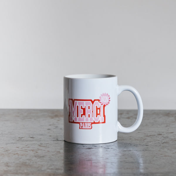 Mug Non Merci - Rose