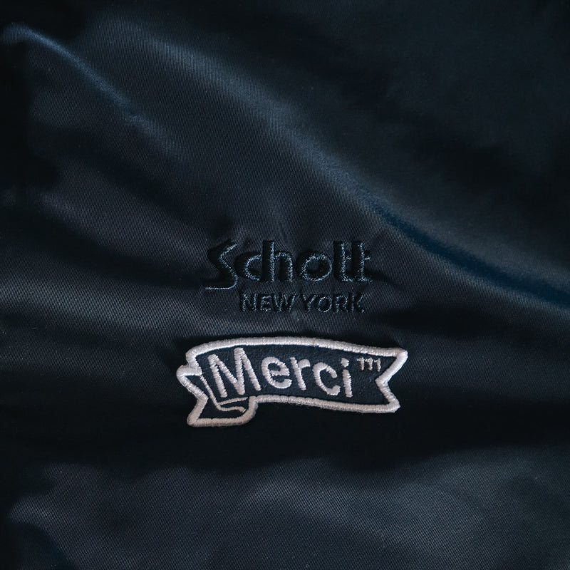 Schott x Merci - Bomber Vintage - Marine