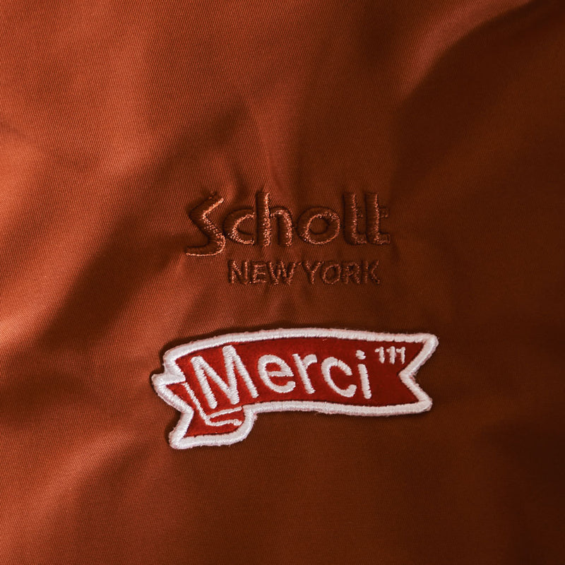 Schott x Merci - Bomber Vintage - Marron