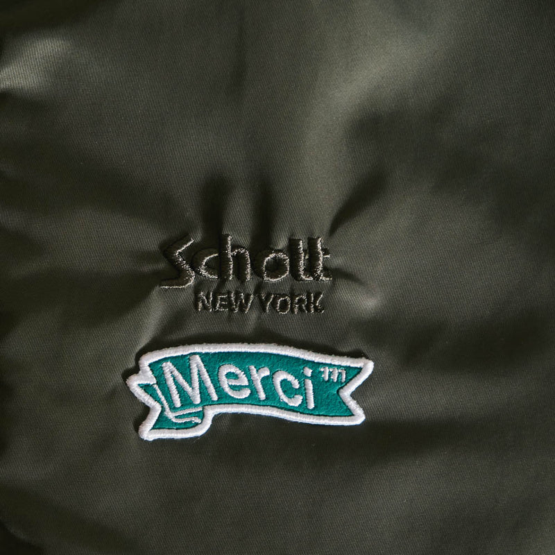 Schott x Merci - Bomber Vintage - Vert