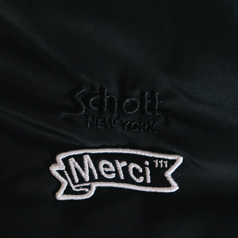 Schott x Merci - Bomber Vintage - Noir