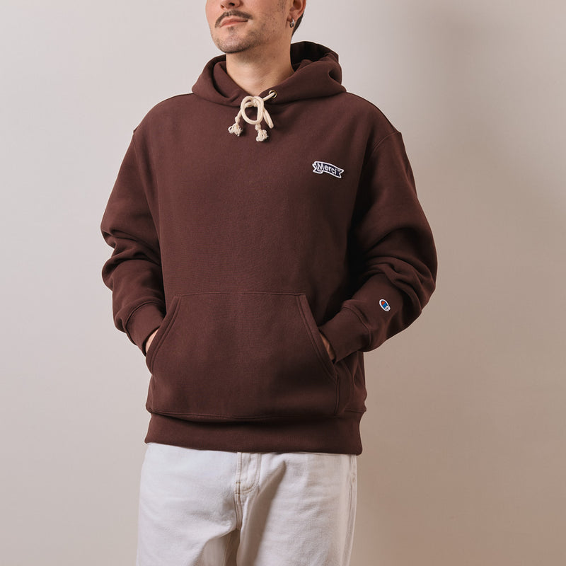 Merci x Champion - Sweat à Capuche - Marron