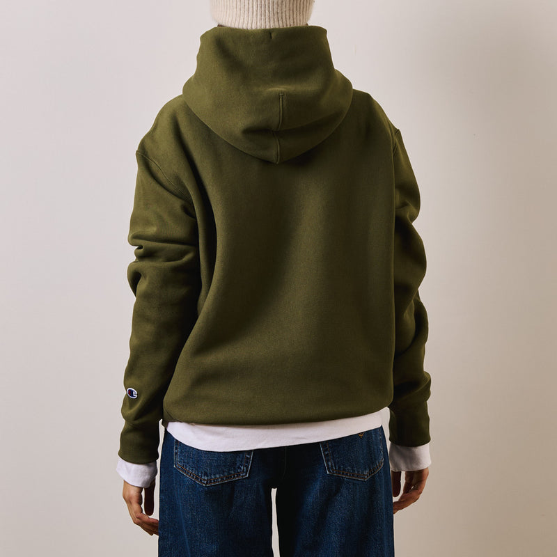 Champion olive green hoodie on sale