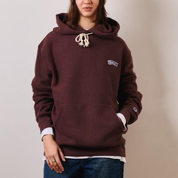 Merci x Champion - Sweat à Capuche - Marron