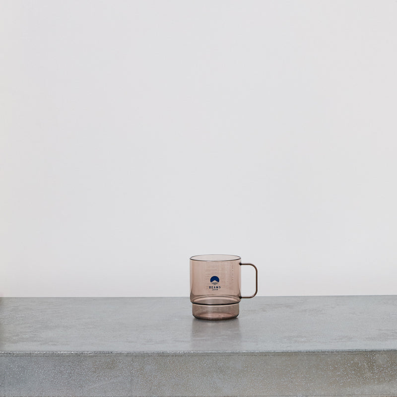 Mug Transparent - Marron & Bleu