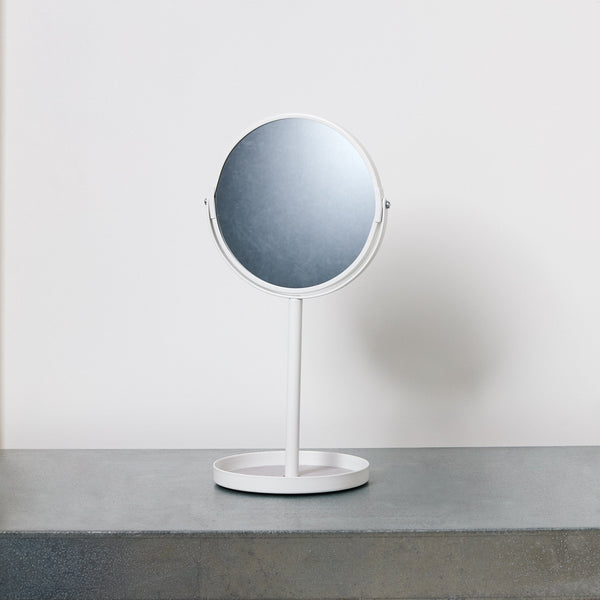 Miroir avec Plateau - Blanc