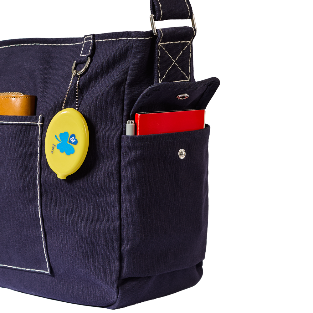 Merci - Candide Saddlebag - Navy – Merci Paris