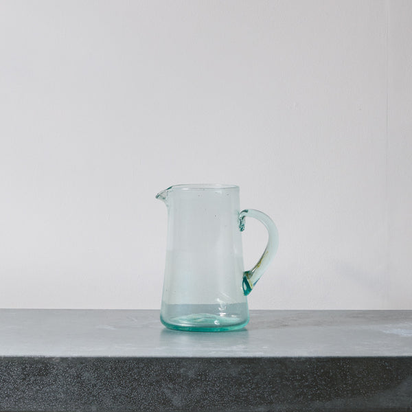 Carafe en verre soufflé