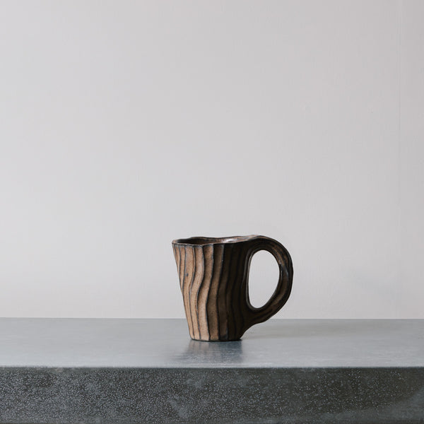 Tasse Stries - Marron