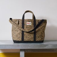 Merci - Cabas Candide en canvas - Léopard & Noir