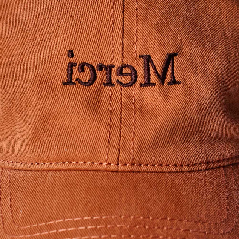 Merci - Casquette Miroir - Terracotta & Marron